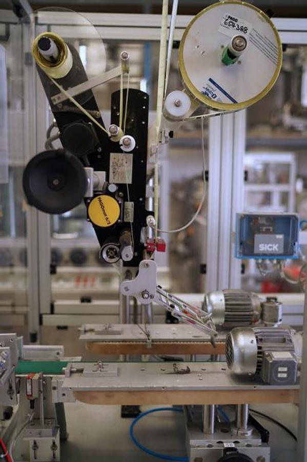 Used Pago System top labelling machine