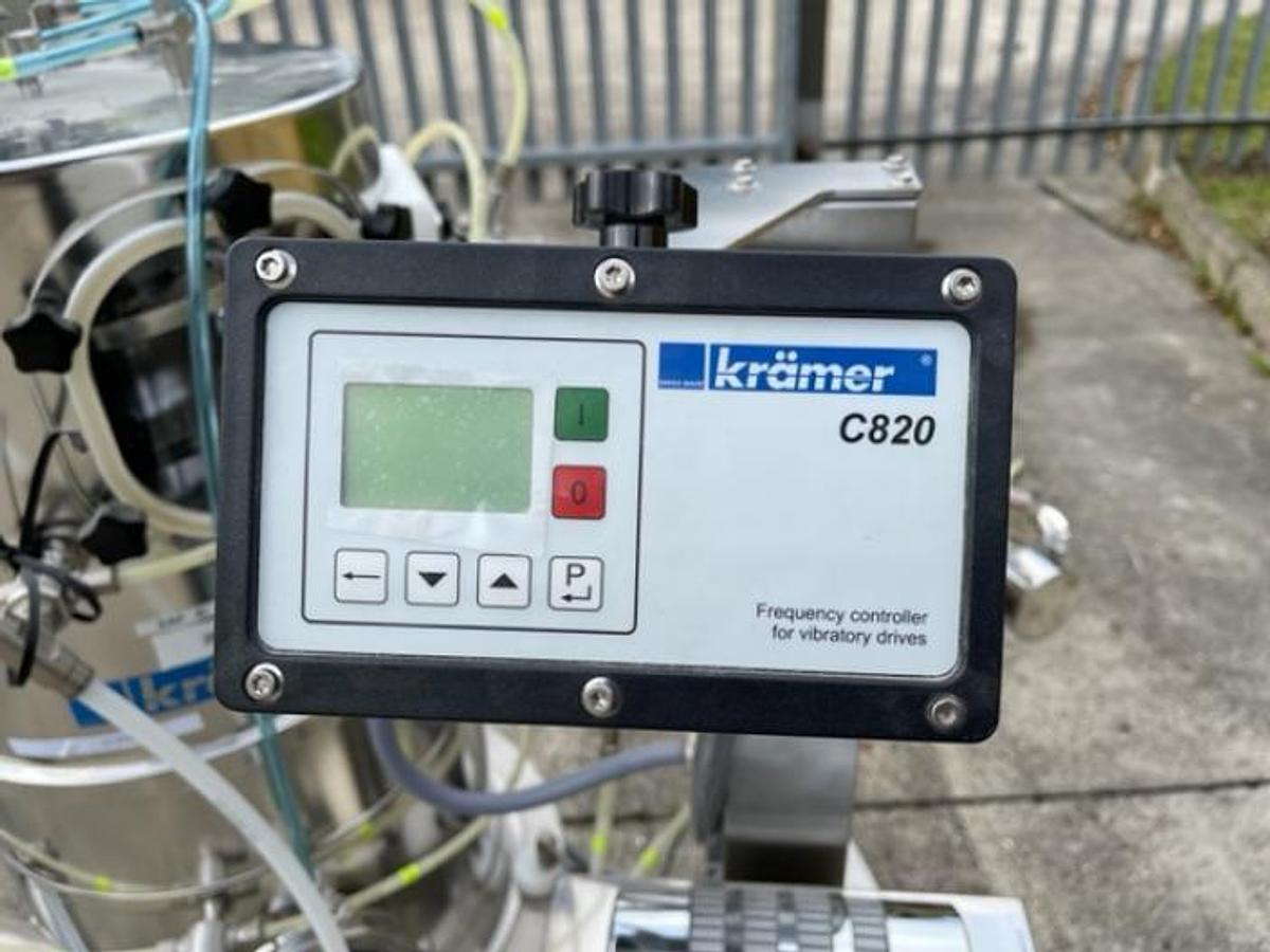 Used Ceia metal check combo with Kraemer C820 deduster