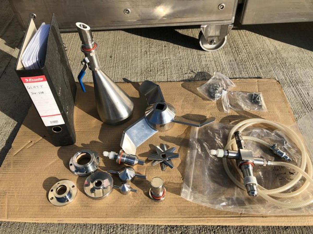 Used Glatt GCPG 3 5 Fluid Bed Dryer and Glatt VG25 Mixer Granulator processing suite