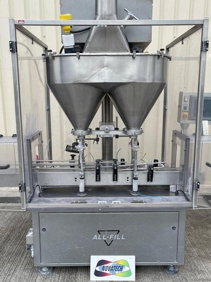 Used Allfill S10 Duplex 2 head Auger Filler