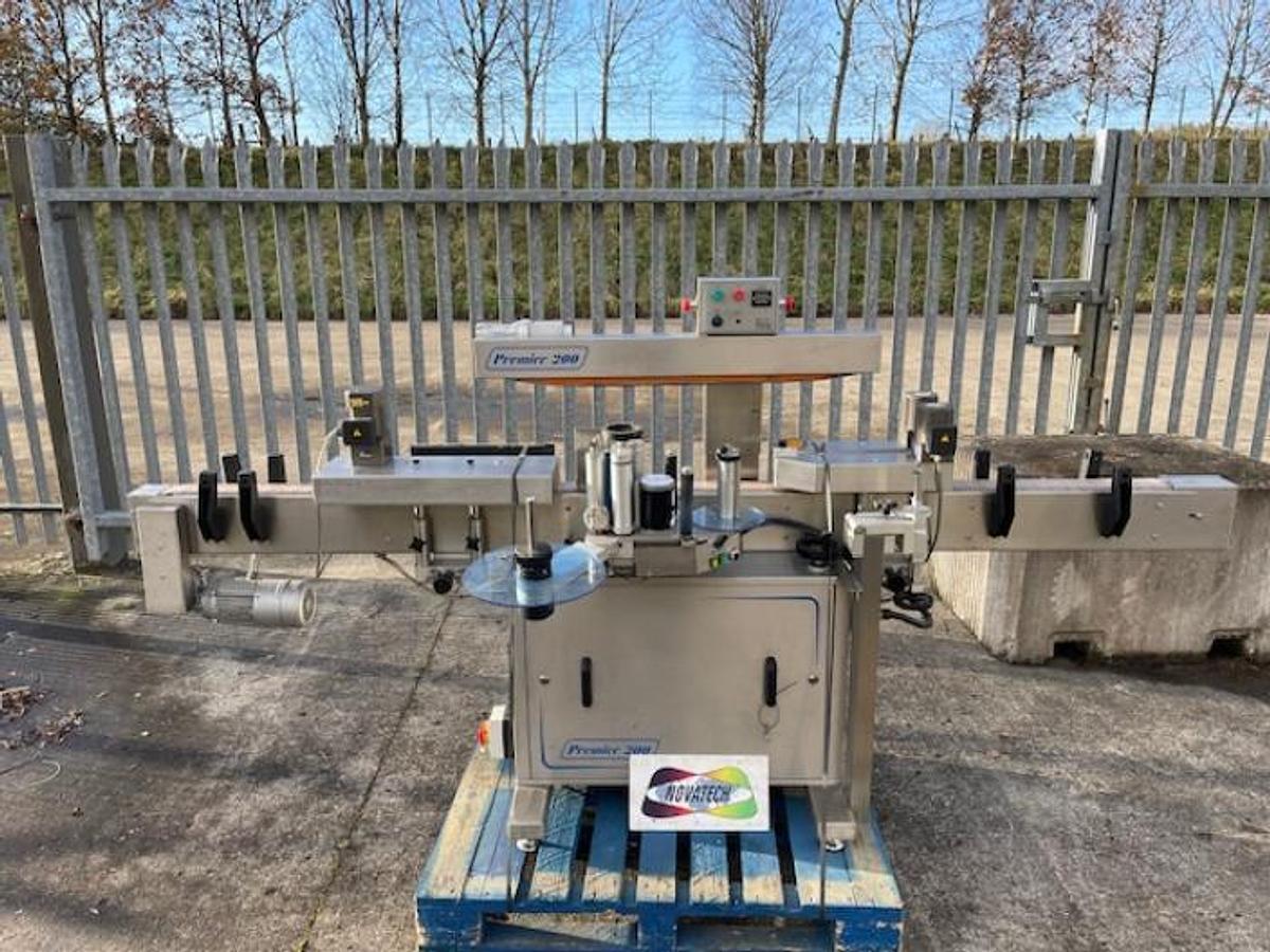 Used Premier P200 single side and wrap labeller