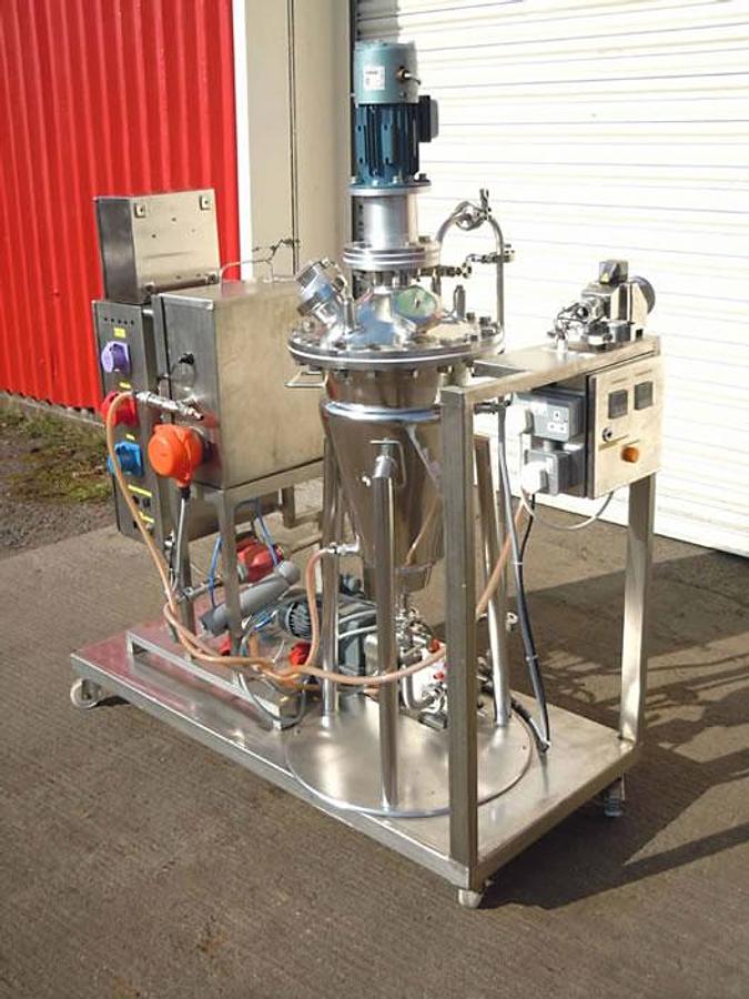 Used Stainless steel mixing vessel