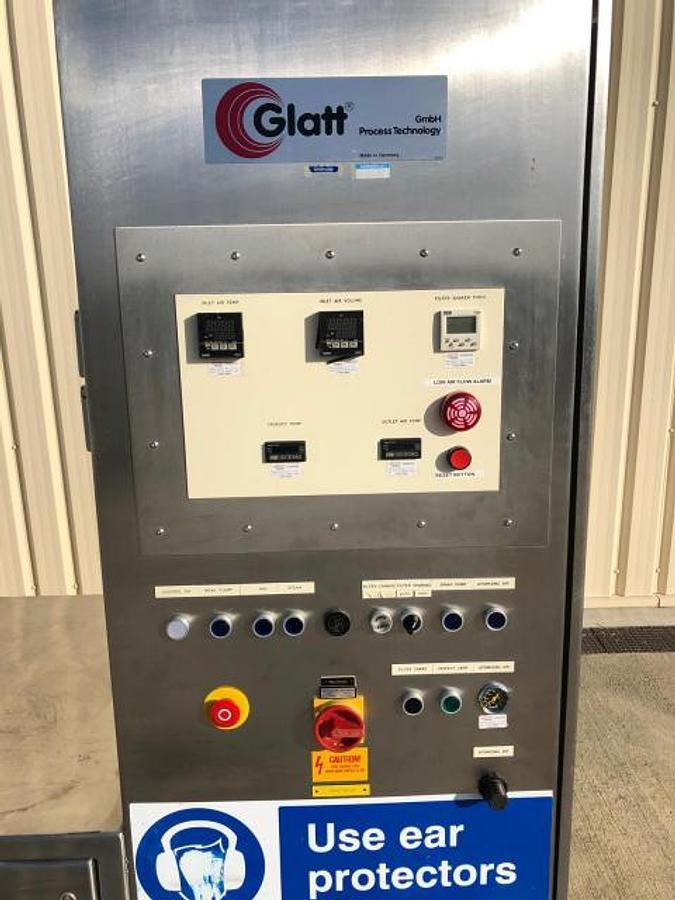 Used Glatt GCPG 3 5 Fluid Bed Dryer and Glatt VG25 Mixer Granulator processing suite