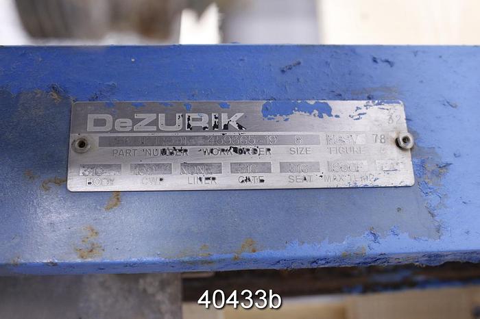 Used Dezurik 8" Air Operated V-Port Valve #40433