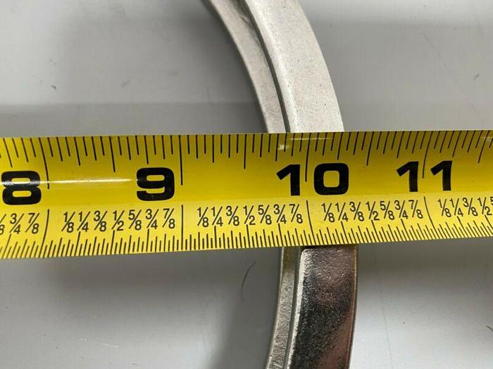 Used Double-Pin Heavy Duty Stainless Steel 10" Clamps