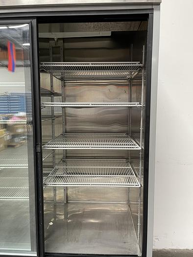 Used Fisher Scientific 13-986-128S Isotemp -10C° Two Glass Door Refrigerator 115V
