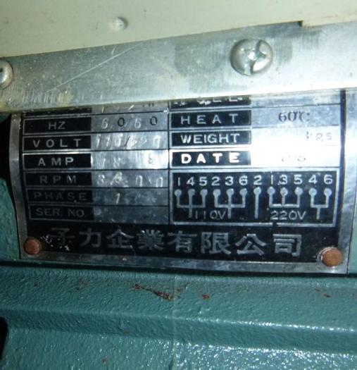 Used Mill, Hammer, Grinder, S/st, 7" Dia, 1/2 HP #S743820