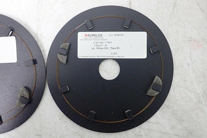 Used (2) Supelco 7-7507 CElect-N, 360µm OD, 75µm ID Capillary Electrophoresis Columns