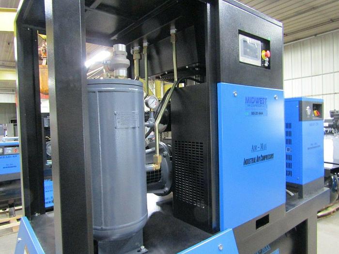 Air-Max 30hp. (NEW) Industrial Rotary Screw Compressor W/dryer/filters/240 tank