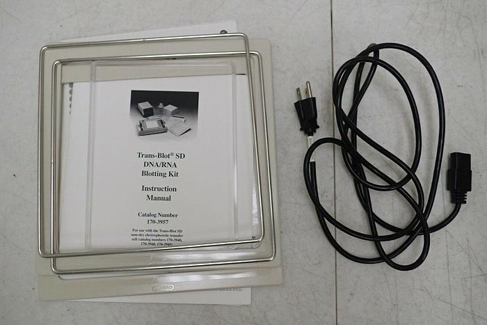 Used Bio Rad GelAir Gel Air Dryer with Tray, Front Cover & Accessories