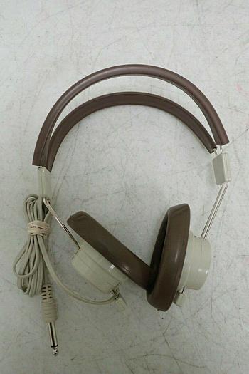 Used Lot of 13 Vintage Telex 610 Brown Headphones