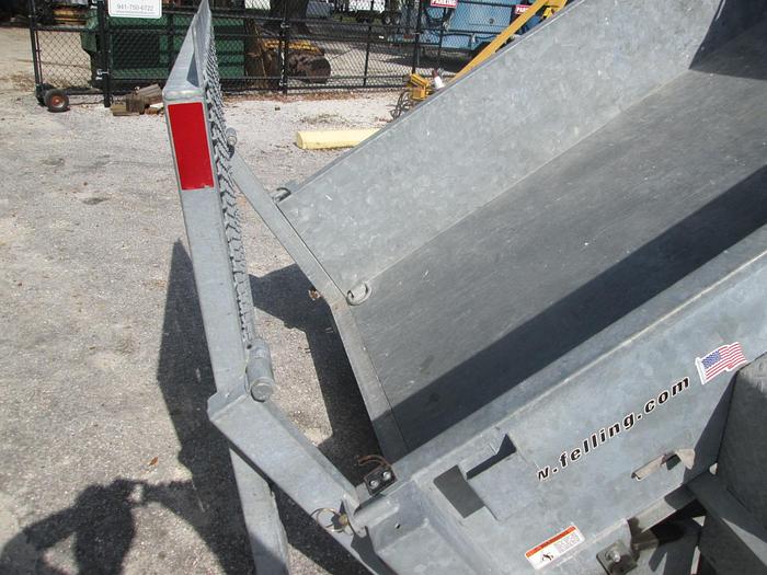 Used 2018 Felling 8' Galvanized Dump Trailer