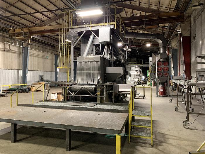 Used 2006 PANGBORN 8 WHEEL CONTINUOUS MESH BELT MACHINE (On Hold)