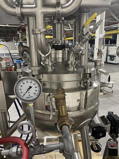 Used 20 LITER LEE TRI-MIX TURBO SHEAR KETTLE - S/S - VACUUM - JACKETED