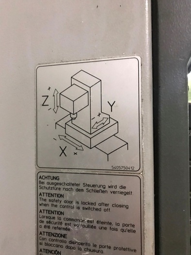 Used CHIRON FZ-15-S LEAN VERTICAL 4 AXIS HIGH SPEED VMC