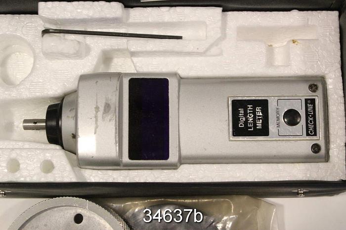 Used Electromatic Check-Line Digital Length Meter, DLM-107 #34637