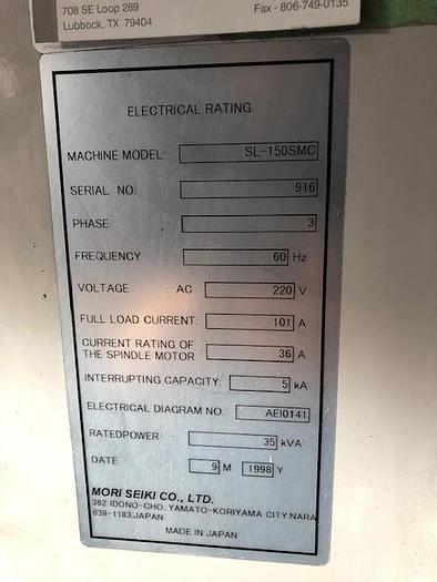 Used 1998 MORI SEIKI SL-150SMC