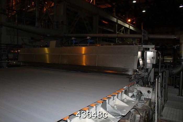 Used 238" Wire Width Complete Fourdrinier Paper Machine #43648