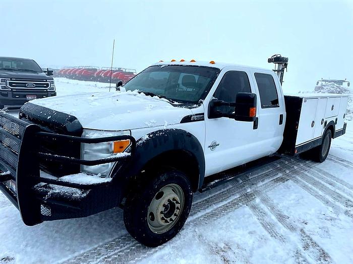 Used 2016 Ford F550 Crew Cab Service Truck ** Only 75k Miles + DEF Deleted **