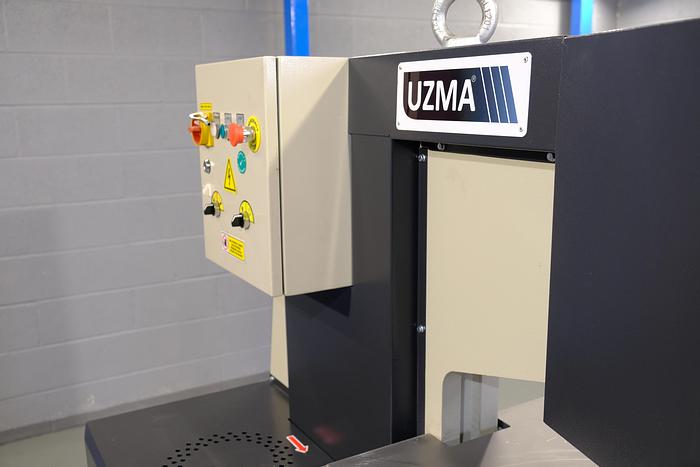 Used UZMA 65 ton Hydraulic Punching machine 625mm throat