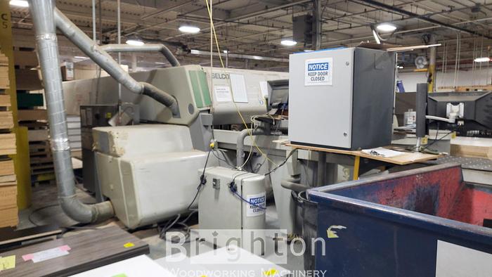 Used Biesse Selco WNT 600 used rear loading Beam saw #BM2413