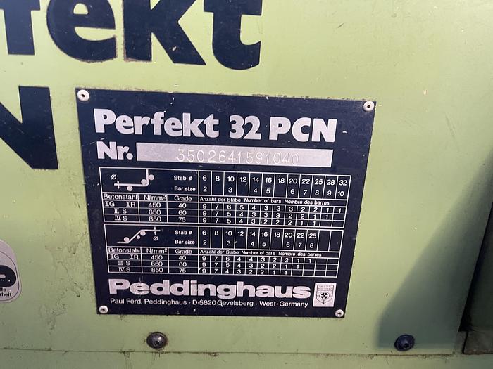 Ottime Curvaprofilati PEDDINGHAUS Perfekt 32 PCN