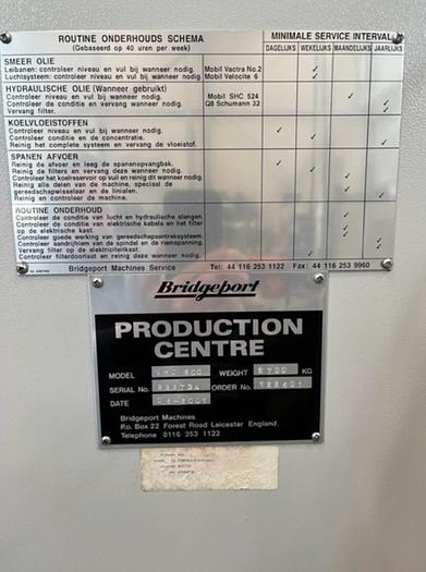 Gebruikt 2001 Bridgeport VMC 600