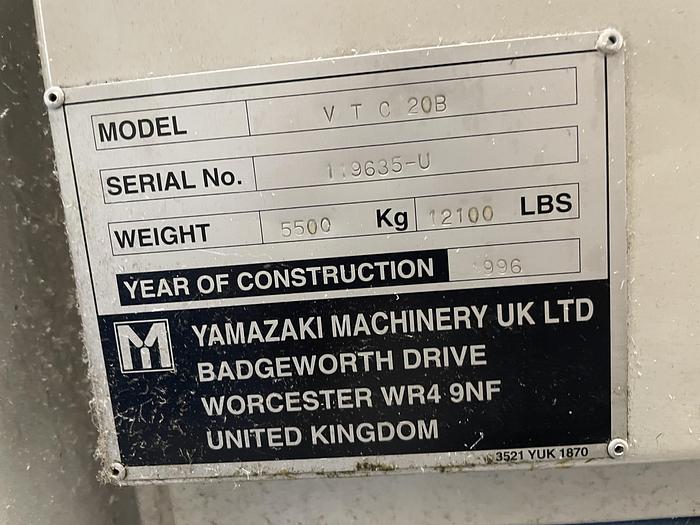 Gebruikt Mazak VTC-20B