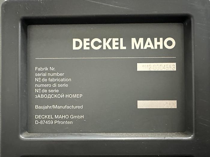 Gebruikt DECKEL MAHO DMU 60T