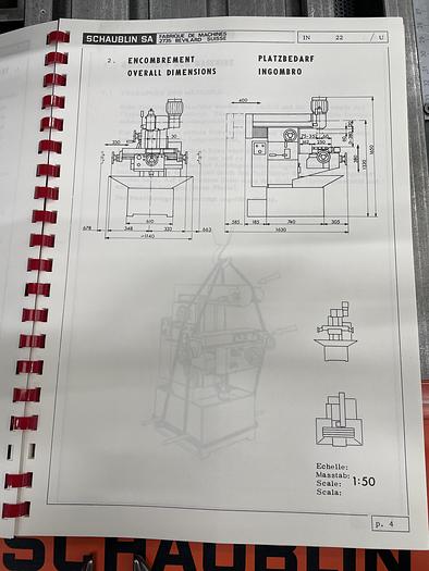 Gebruikt Schaublin 22