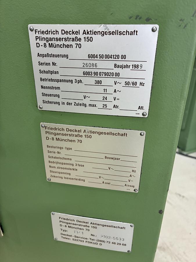 Gebruikt Deckel FP-1