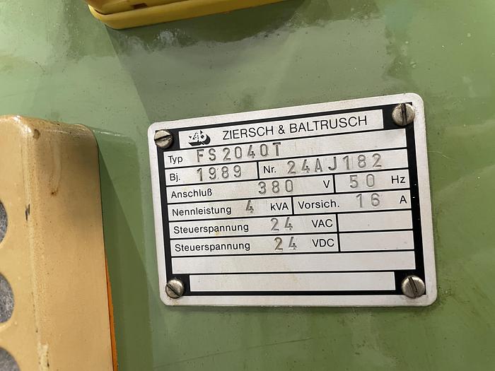 Gebruikt Ziersch & Baltrusch vlakslijper