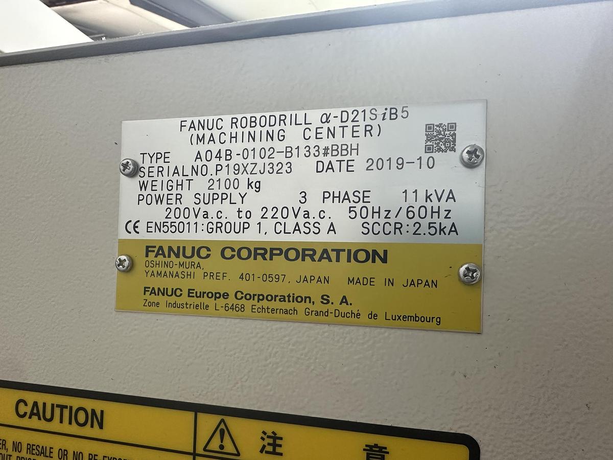 Gebruikt FANUC Robodrill D21SiB5