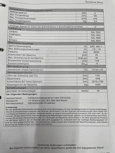Gebruikt 2014 Emco Maxxturn 45