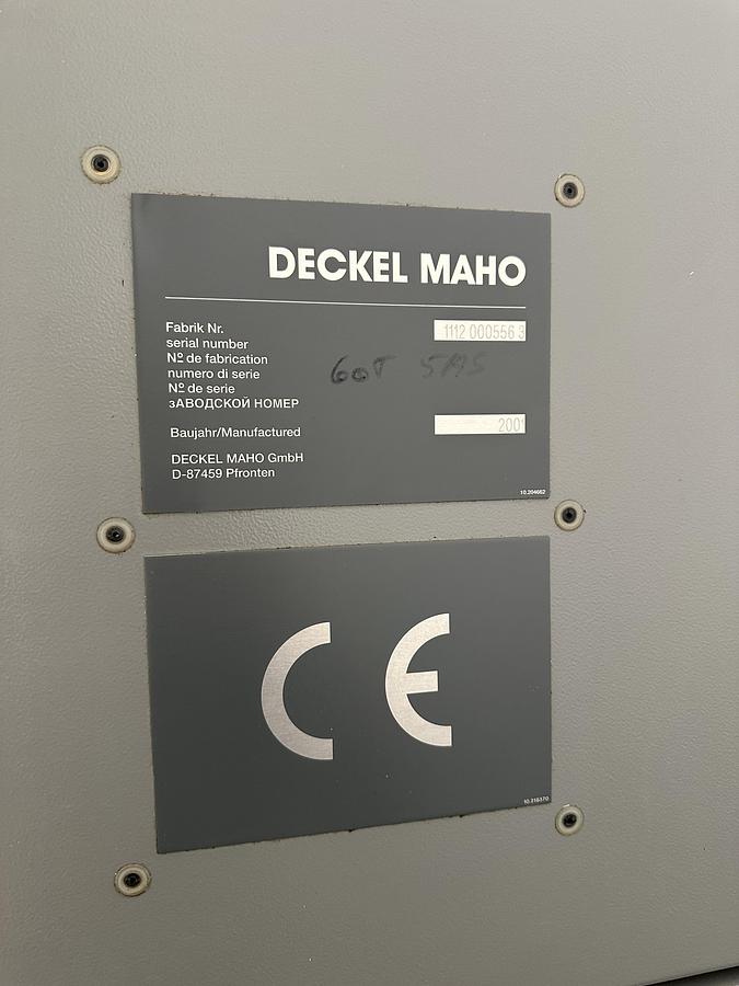 Gebruikt DECKEL MAHO DMU 60T (5-assig)