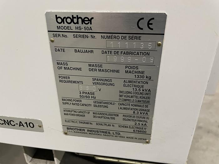 Gebruikt 1999-2000 Brother HS-50A