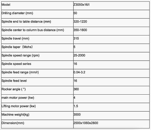 Gebruikt ZJ Z3050x16