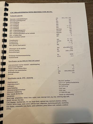 Gebruikt 1999-2000 Brother HS-50A