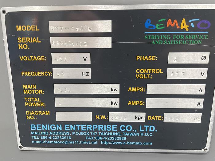 Gebruikt 2008 Bemato 4500 V