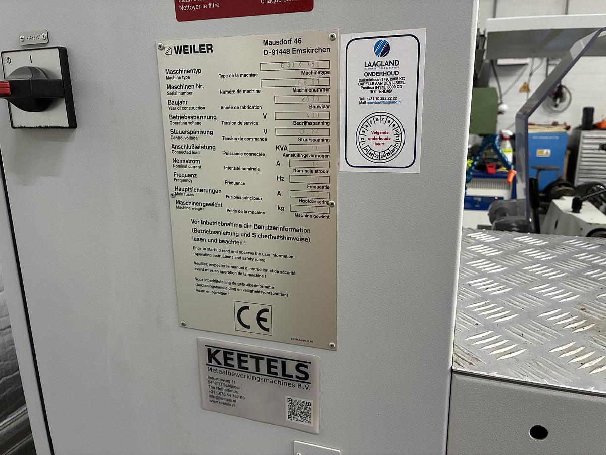 Gebruikt 2010 Weiler C30 x 750