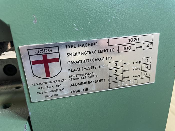 Gebruikt Jorg uithoekschaar 100x4 mm