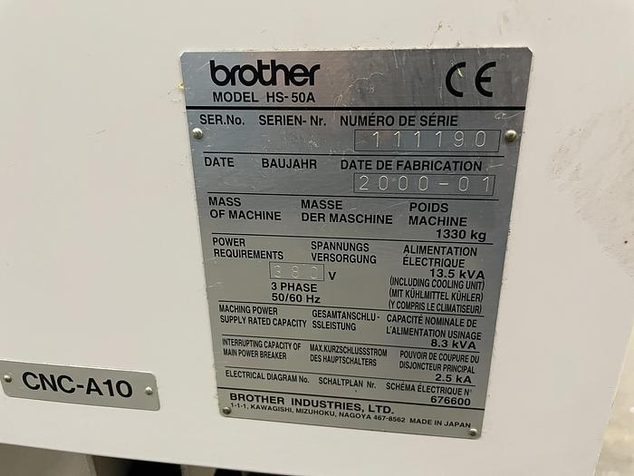 Gebruikt 1999-2000 Brother HS-50A