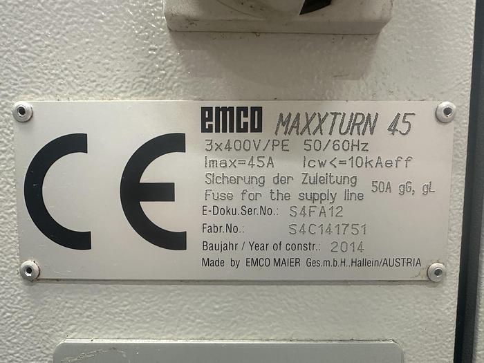 Gebruikt EMCO MAXXTURN 45 SMY