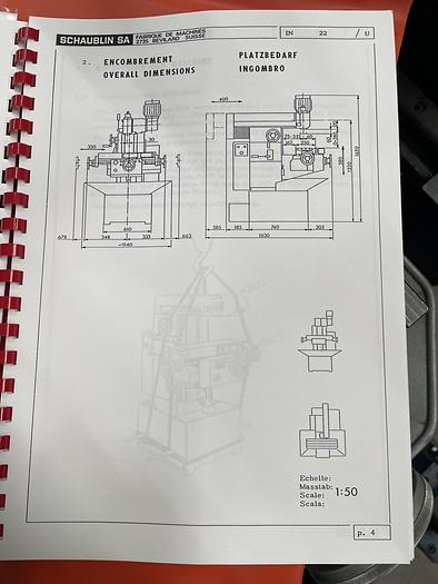 Gebruikt Schaublin 22