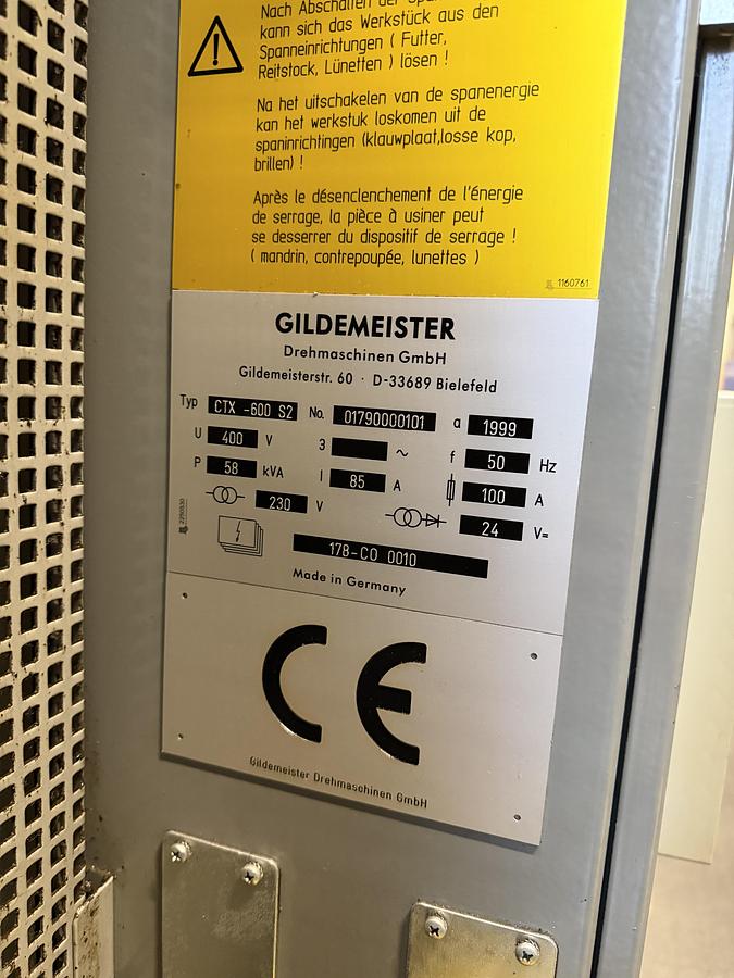 Gebruikt Gildemeister CTX-600 S2
