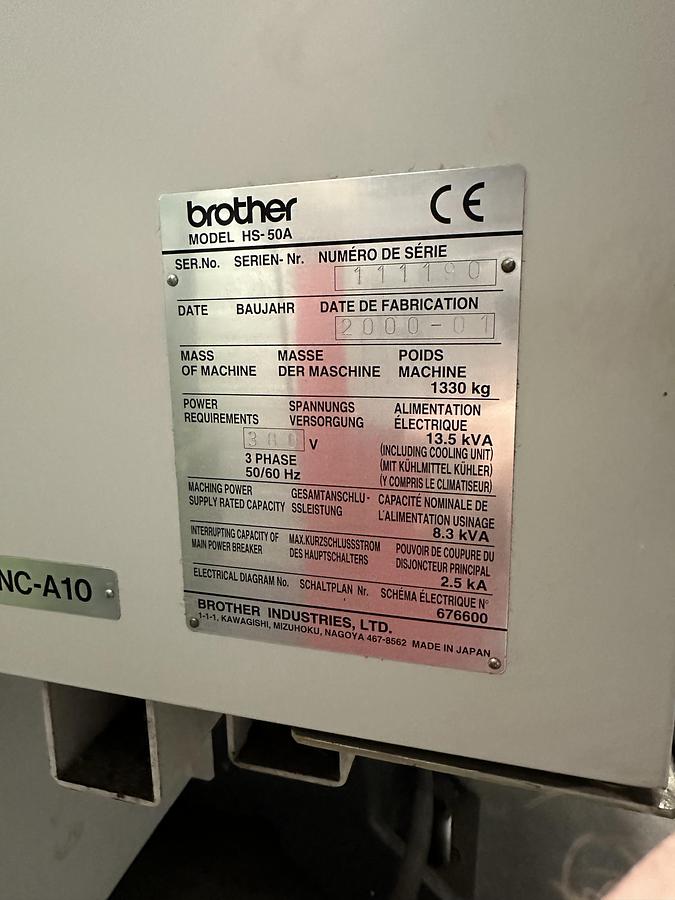 Gebruikt Brother HS-50A