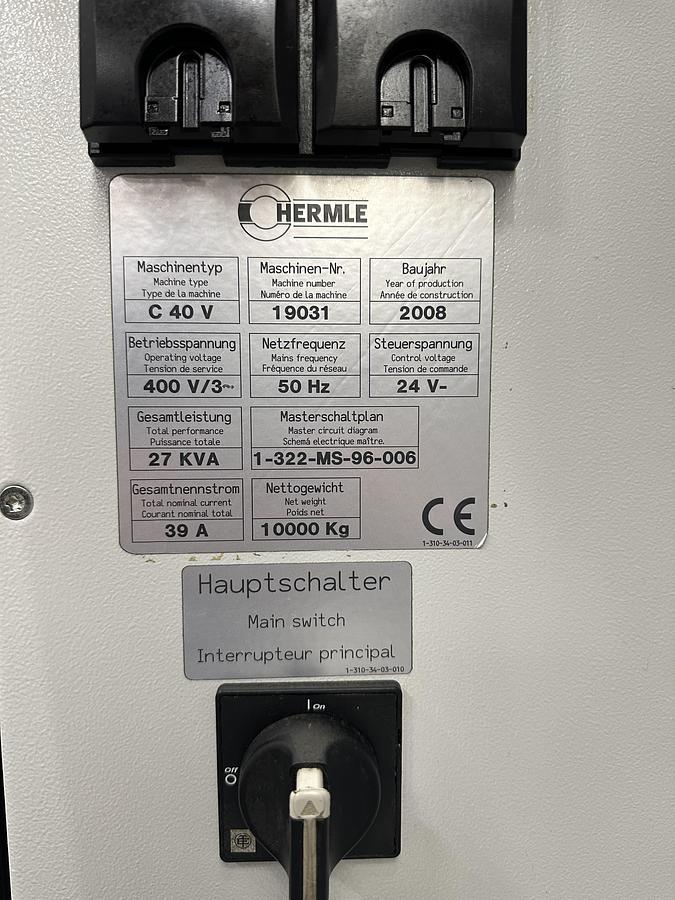 Gebruikt HERMLE C40 V