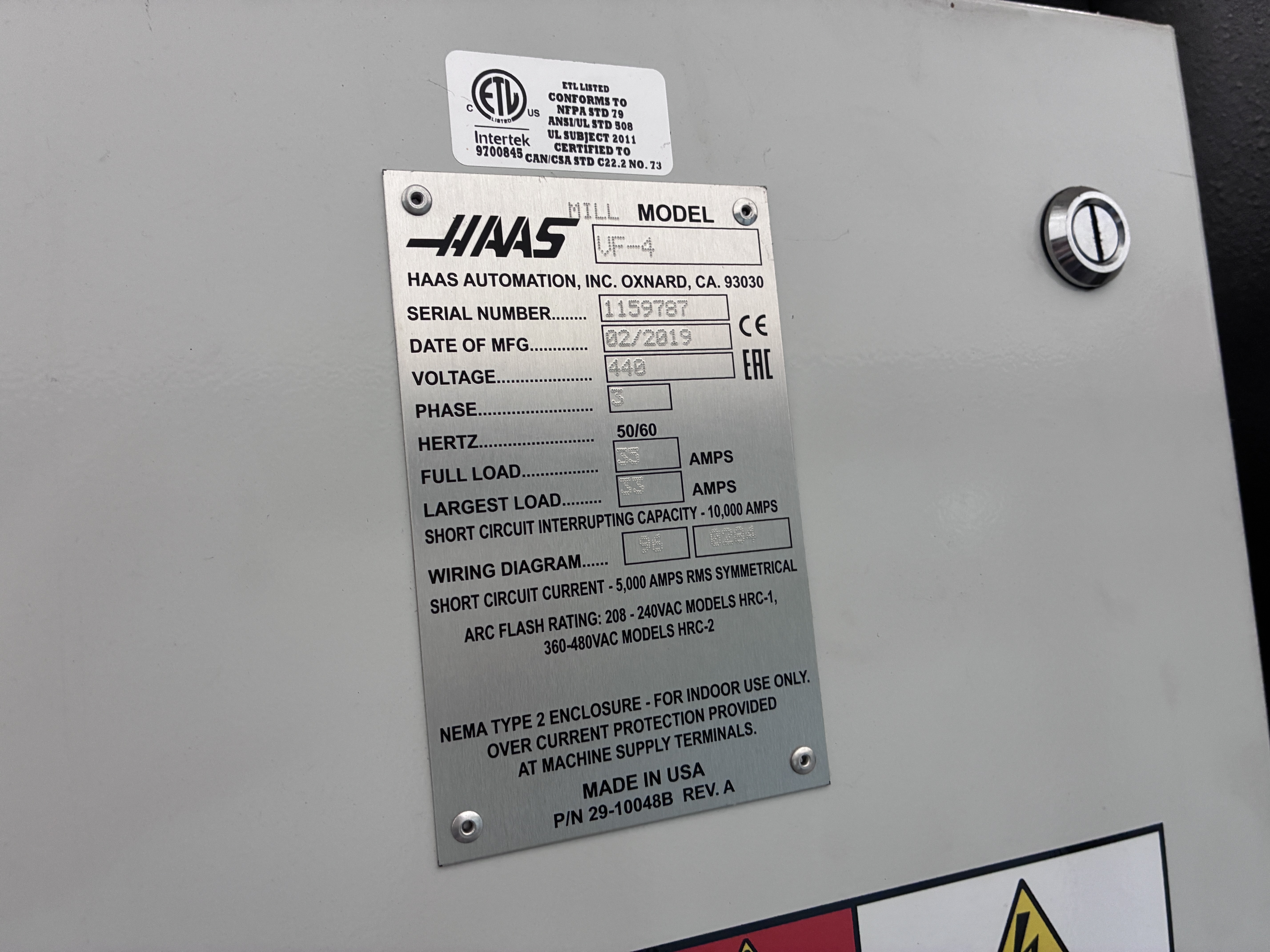 Gebruikt Haas VF-4