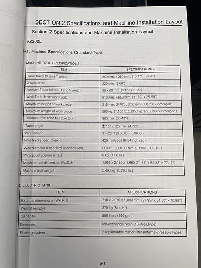 Gebruikt Sodick VZ300L