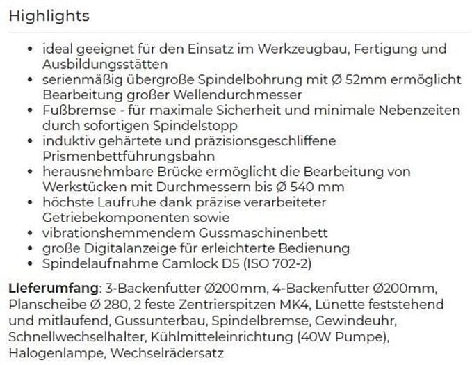 Gebruikt 2020 Holzmann ED1080ADIG